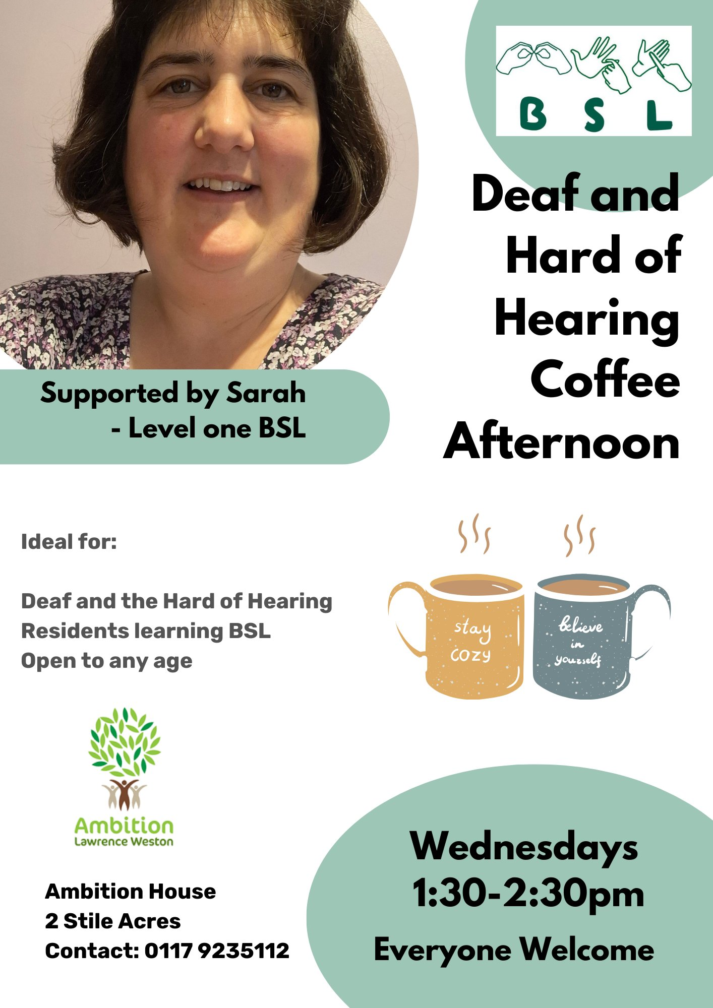 Deaf and Hard of hearing Coffee Afternoon